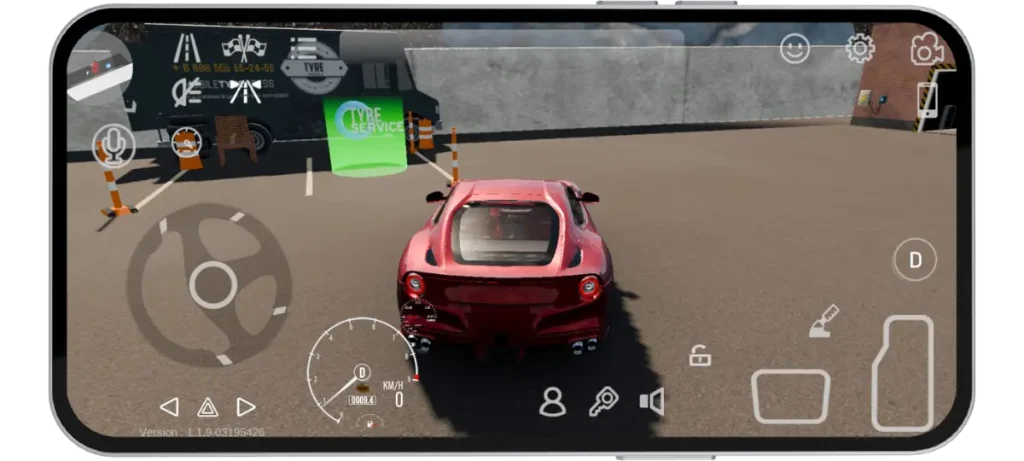 Car Parking Multiplayer 2 tyre service