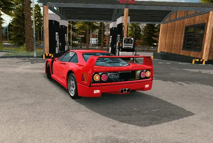 Car Parking Multiplayer Beta version 2 Ferrari F40 in Car Parking Multiplayer