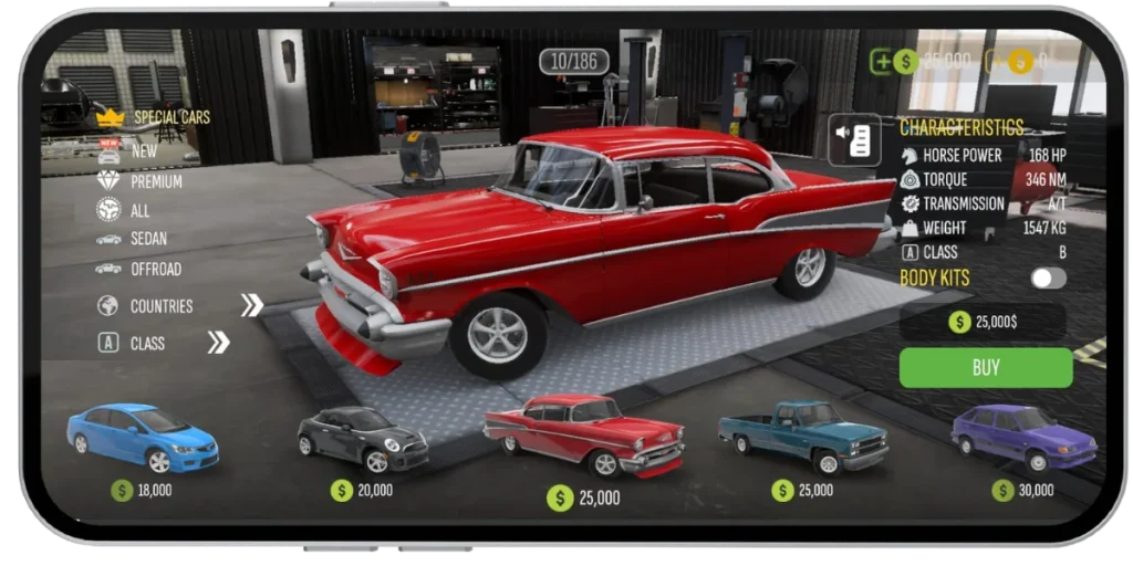 Car Parking Multiplayer 2 MOD APK New car selection