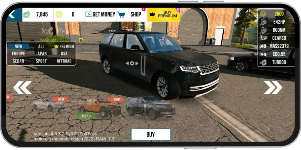 Car Parking Multiplayer MOD APK 6 Car Parking Multiplayer MOD APK Car Selection